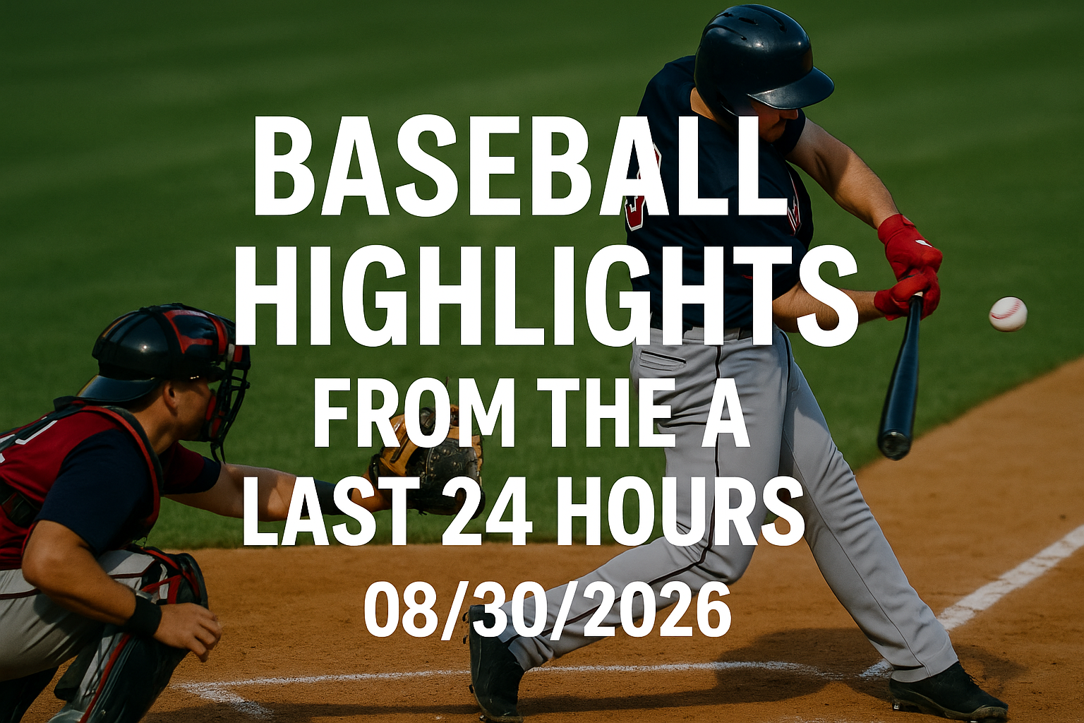 Baseball Highlights from the Last 24 Hours 08/30/2026 1 dalle 6a942ecf284989.42565736
