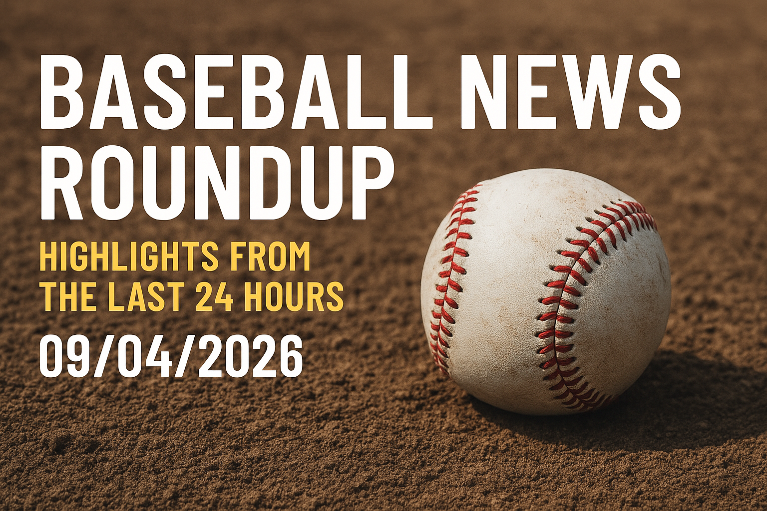Baseball News Roundup: Highlights from the Last 24 Hours 09/04/2026 1 dalle 6a9ac77fdd1cd3.01408425