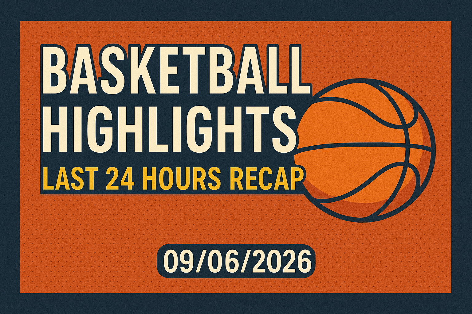 "Basketball Highlights: Last 24 Hours Recap" 09/06/2026 1 dalle 6a9de3229f8962.83044020
