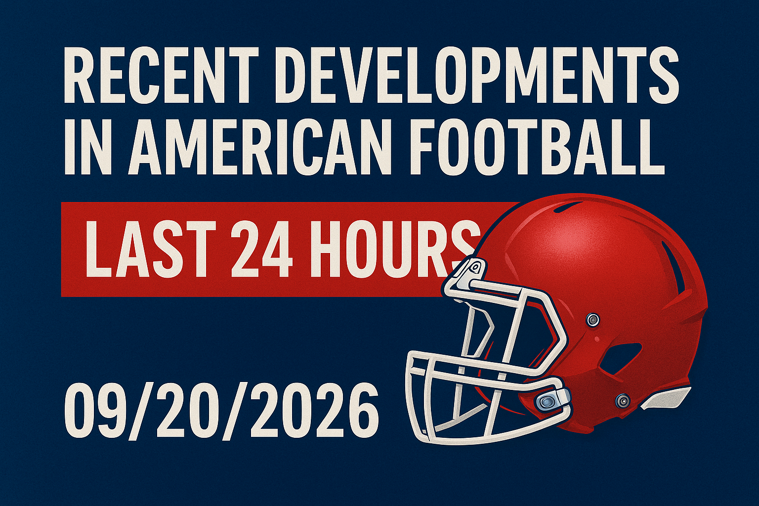 "Recent Developments in American Football: Last 24 Hours" 09/20/2026 1 dalle 6aafd8d3c29c44.40866995